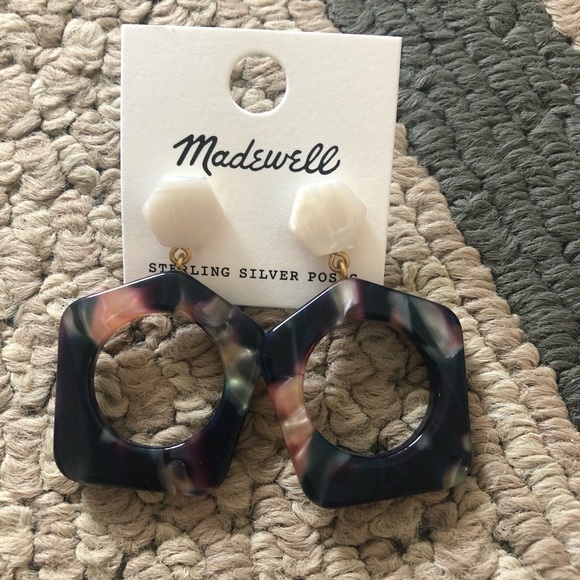 Madewell Acetate Geometric Drop Earrings - Picture 3 of 3